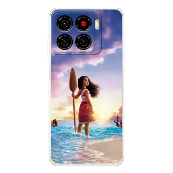 Чохол з принтом «Моана з веслом» для ZTE Blade A56