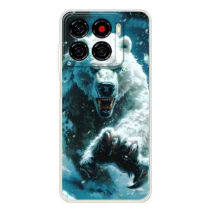 Чохол з картинкою 'Хижаки' для ZTE Blade A56 (Полярний ведмідь)