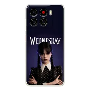 Чехлы Венсдей на ZTE Blade A56 Уэнсдей (AlphaPrint) (Wednesday)