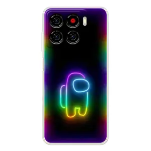 Чехол Амонг Ас для ZTE Blade A56 (AlphaPrint) (Яркий скин)