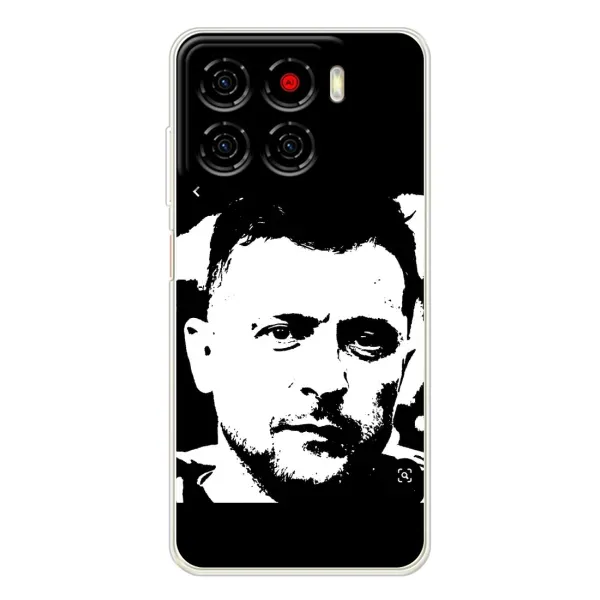 Чехол с принтом «Зеленский АРТ» для ZTE Blade A56 Чехол с принтом «Зеленский АРТ» для ZTE Blade A56
