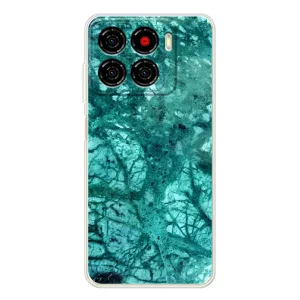 Мраморный чехол на ZTE Blade A56 (VPrint) (Зеленый мрамор)