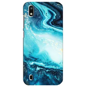 Мраморний чехол на ZTE Blade A7 (2019) (VPrint) (Блакитний мрамор)