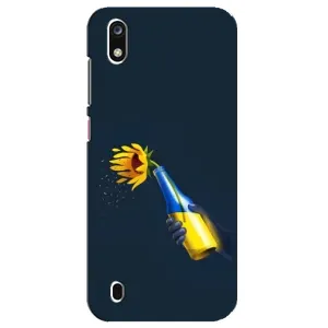 Чехол для Патриота Украины ZTE Blade A7 (2019) - (AlphaPrint) (Коктейль молотова)