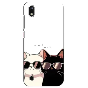 Чохол з малюнком кіт на ZTE Blade A7 (2019) (Коти в окулярах)