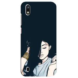 Чехол с печатью для ZTE Blade A7 (2019) - (Мода) (AlphaPrint) (Красивая девочка)
