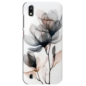 Чохол з квітковим принтом на ZTE Blade А7 (2019) (Квіти на білому)