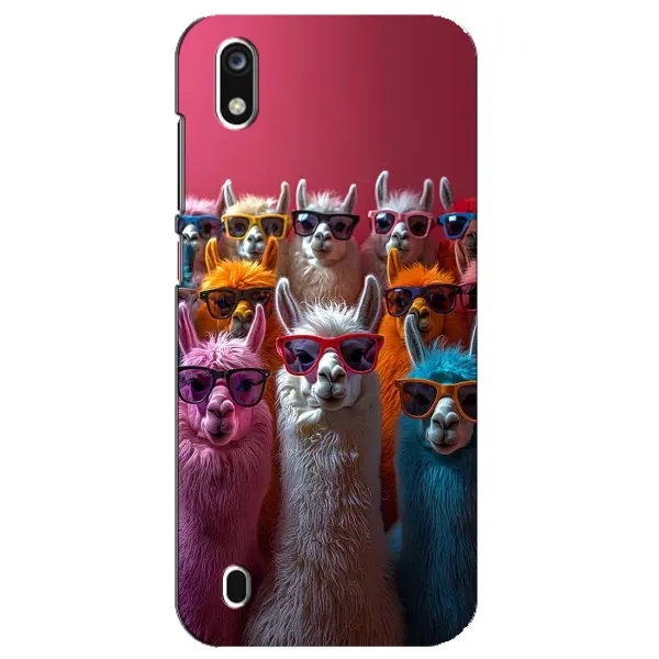 Чехол с принтом «Ламы в очках» для ZTE Blade A7 (2019)