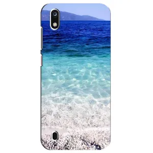 Силиконовый чехол с КАРТИНКАМИ лето для ZTE Blade A7 (2019) (AlphaPrint) (Море)