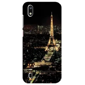 Чехол Эйфелева Башня для ZTE Blade A7 (2019) - (AlphaPrint) (Ночной Париж)