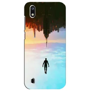 Чехол с человеком пауком для ZTE Blade A7 (2019) - (AlphaPrint) (Паук человек)