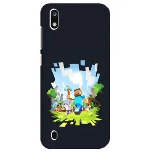 Чохол Майнкрафт на ZTE Blade A7 (2019) (AlphaPrint) Minecraft (персонажі Minecraft)