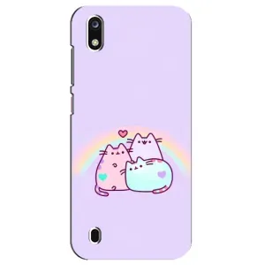 Чохол на ZTE Blade А7 (2019) з Котиками (VPrint) (Радужний котик)