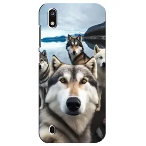 Чехол с Хаски для ZTE Blade A7 (2019) - (AlphaPrint) (Селфи ХАски)