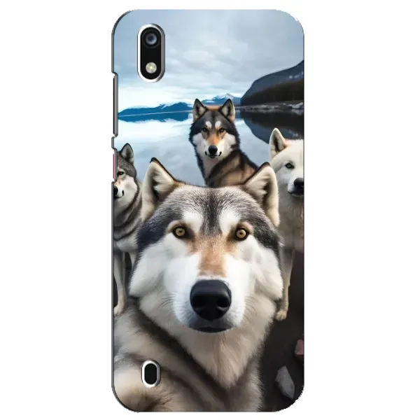 Чехол с принтом «Селфи ХАски» для ZTE Blade A7 (2019)