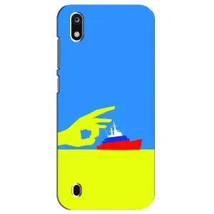 Чехол с принтом (Русский корабль...) для ZTE Blade А7 (2019) (AlphaPrint) (Щелбан кораблю)