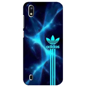 Чохли Адидас для ZTE Blade A7 (2019) (AlphaPrint) (Синій Адідас)