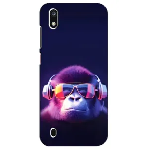 Чехол с Обезьянами ZTE Blade A7 (2019) - (AlphaPrint) (Стильная обезьяна)