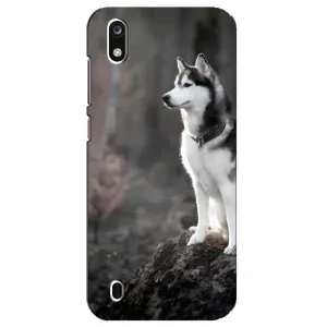 Чехол с Хаски для ZTE Blade A7 (2019) - (AlphaPrint) (Верный пес)
