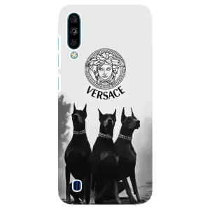 Чехлы VERSACE для ЗТЕ Блейд А7 (2020) (PREMIUMPrint) (Доберман Версаче)