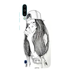 Чехол с печатью для ZTE Blade A7 (2020) - (Мода) (AlphaPrint) (Фото девочки)
