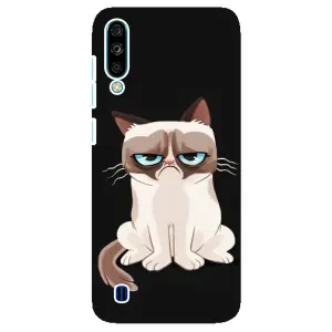 Чехол с принтом для ZTE Blade A7 (2020) (AlphaPrint) Модные коты (Грустный кот)
