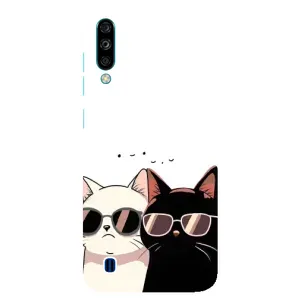 Чохол з малюнком кіт на ZTE Blade A7 (2020) (Коти в окулярах)