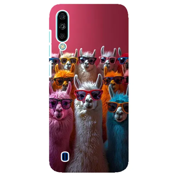 Чохол з принтом «Лами в окулярах» для ZTE Blade A7 (2020)