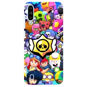 Чехол для ZTE Blade A7 (2020) Бравл Старс (VPrint) (Лого Brawl Stars)
