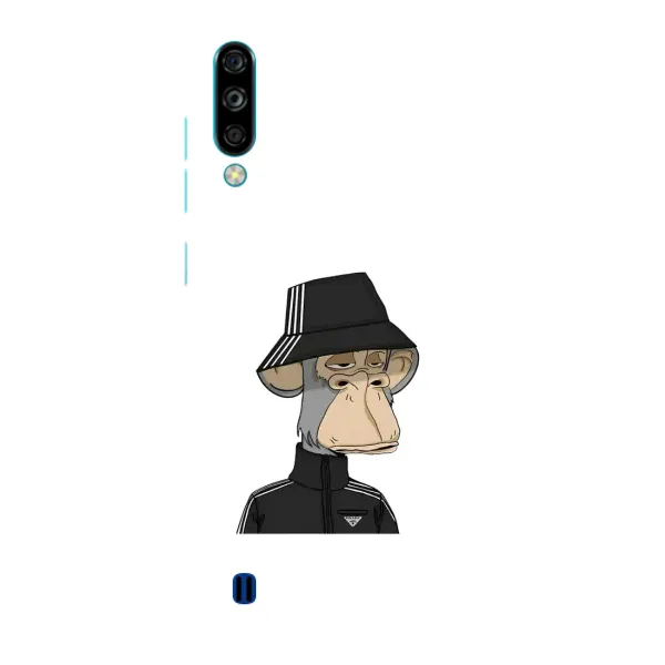 Чехол с принтом «обезьяна NFT Adidas» для ZTE Blade A7 (2020)