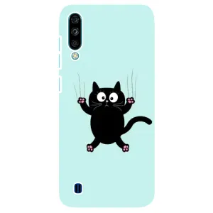Чехол с принтом для ZTE Blade A7 (2020) (AlphaPrint) Модные коты (Падающий кот)