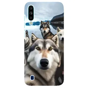 Чехол с Хаски для ZTE Blade A7 (2020) - (AlphaPrint) (Селфи ХАски)