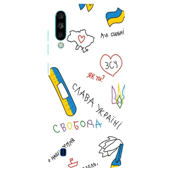 Чохол з принтом «Стикер» для ZTE Blade A7 (2020) Чохол з принтом «Стикер» для ZTE Blade A7 (2020)