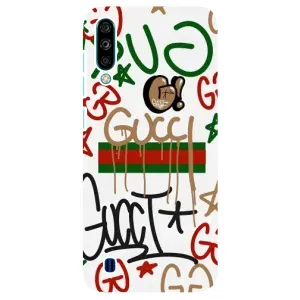 Брендновые Чехлы для ZTE Blade A7 (2020) - (PREMIUMPrint) (Стиль GUUCI)