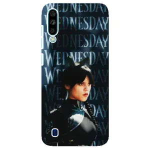 Чехлы Венсдей на ZTE Blade A7 (2020) Уэнсдей (AlphaPrint) (Уэнздей кошка)