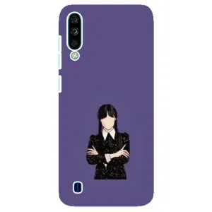 Чехлы Венсдей на ZTE Blade A7 (2020) Уэнсдей (AlphaPrint) (Уэнздей в черном)