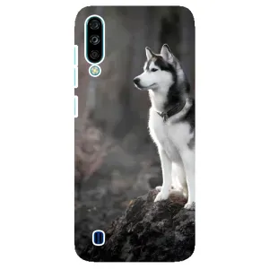 Чехол с Хаски для ZTE Blade A7 (2020) - (AlphaPrint) (Верный пес)