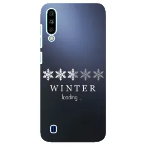 Зимние Чехлы для ЗТЕ Блейд А7 (2020) - прозрачный фон (Winter loading)