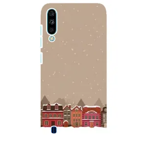Новогодние, Праздничные Чехлы для ZTE Blade A7 (2020) - 2024 год (Зимний город)