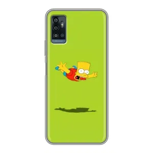 Чjхол з Сімпсонами для ZTE Blade A71 (VPrint) (Барт Сімпсон)