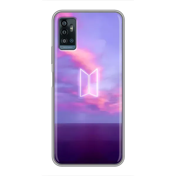 Чохол з принтом «BTS логотип» для ZTE Blade A71