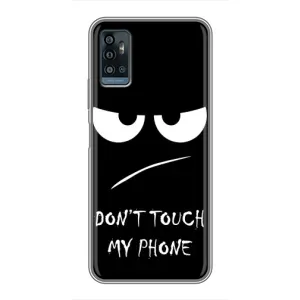 Чехол для ЗТЕ Блейд А71 - (AlphaPrint) с печатью (ТОП продаж) (Dont Touch)