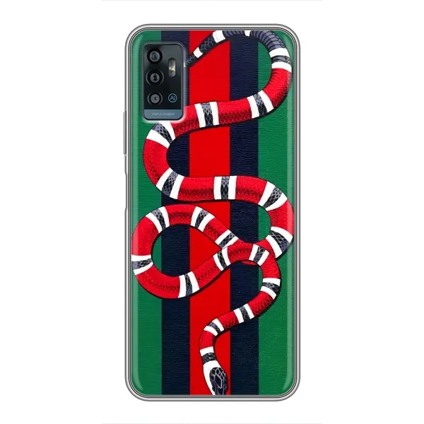 Чехол с принтом «Gucci змия» для ZTE Blade A71
