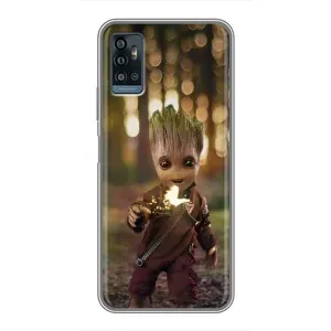 Чехол МАРВЕЛ для ЗТЕ Блейд А71 (AlphaPrint) (I am Groot)