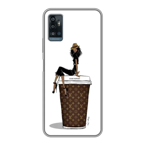 Чохол з принтом «кава LOUIS VUITTON» для ZTE Blade A71