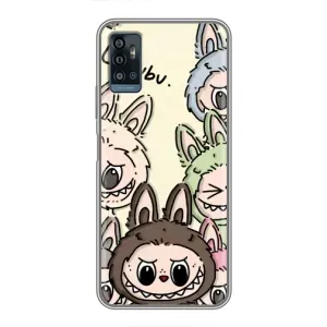 Чохол з Лабубу на ZTE Blade A71 (Золота мавпа Bored Ape)