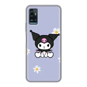 Чохол з кроликом Куромі на ZTE Blade A71 (Куромі в квітах)