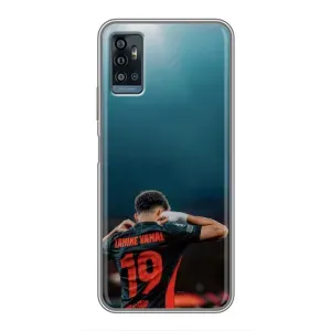 Чехол с футболистом Ламин Ямаль ZTE Blade A71 (Ламин 19)