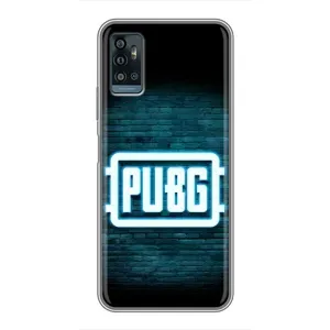 Чеjхол PUBG для ЗТЕ Блейд А71 (AlphaPrint) (Лого PUBG)