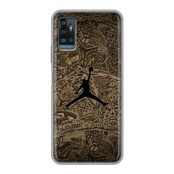 Чехол с принтом «Logo Jordan» для ZTE Blade A71 Чехол с принтом «Logo Jordan» для ZTE Blade A71